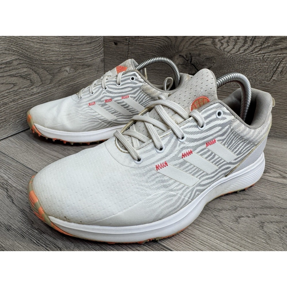 Adidas Golf Turf Shoes Womens Size 8.5 White  Spikeless Lugs GZ3912 Sneakers